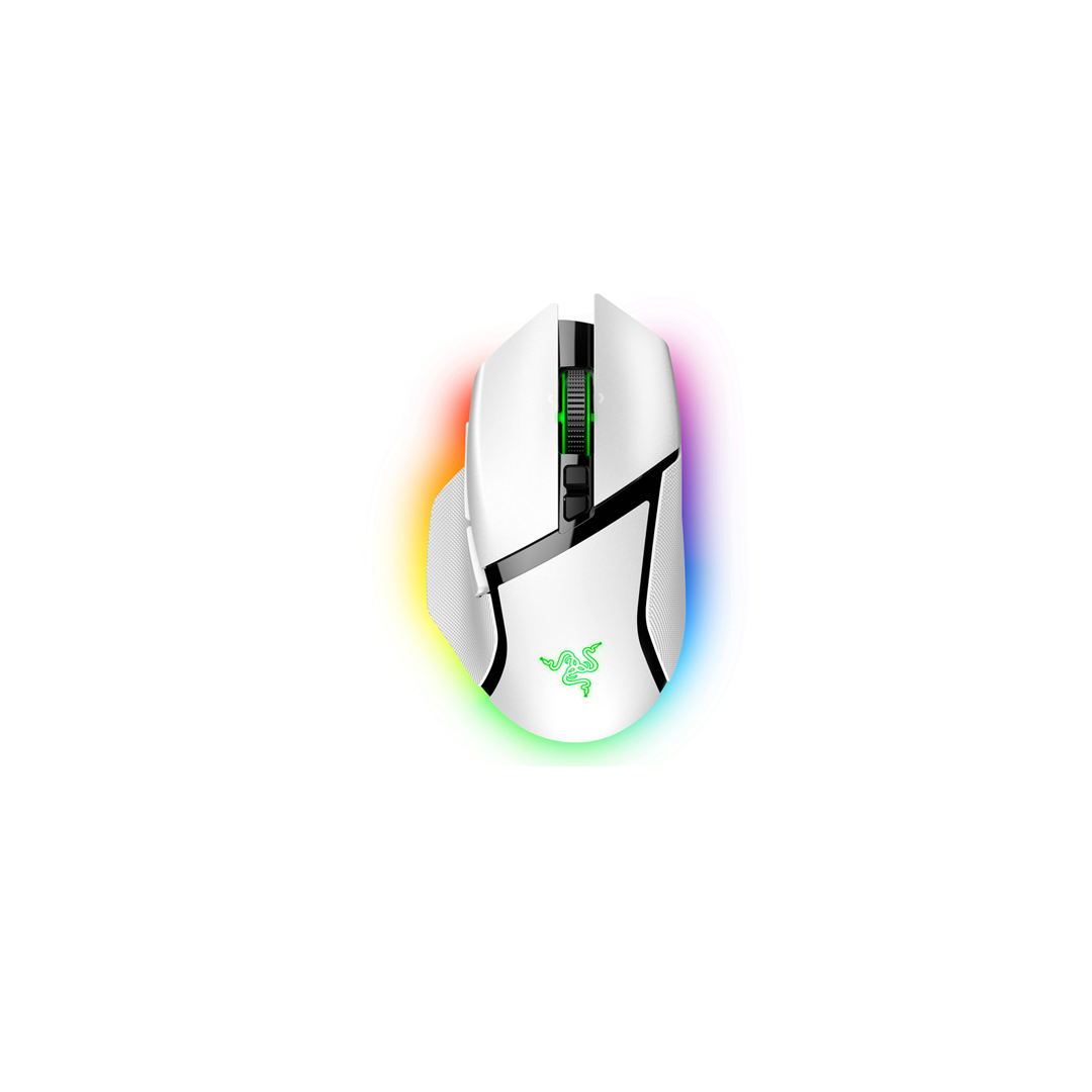 Razer Basilisk V3 Pro Customizable Wireless Gaming Mouse - White in Qatar Razer Basilisk V3 Pro Customizable Wireless Gaming Mouse - White in Qatar